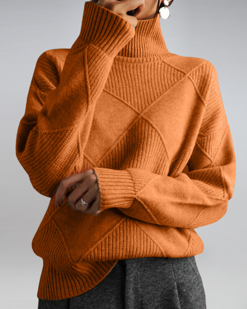 Odette | Pull à col roulé confortable
