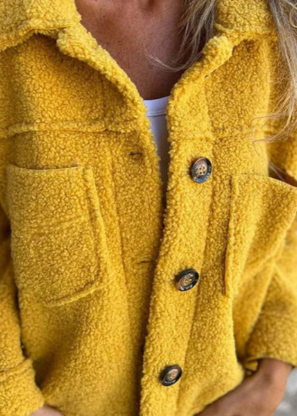 Juliette | Veste courte à revers en laine