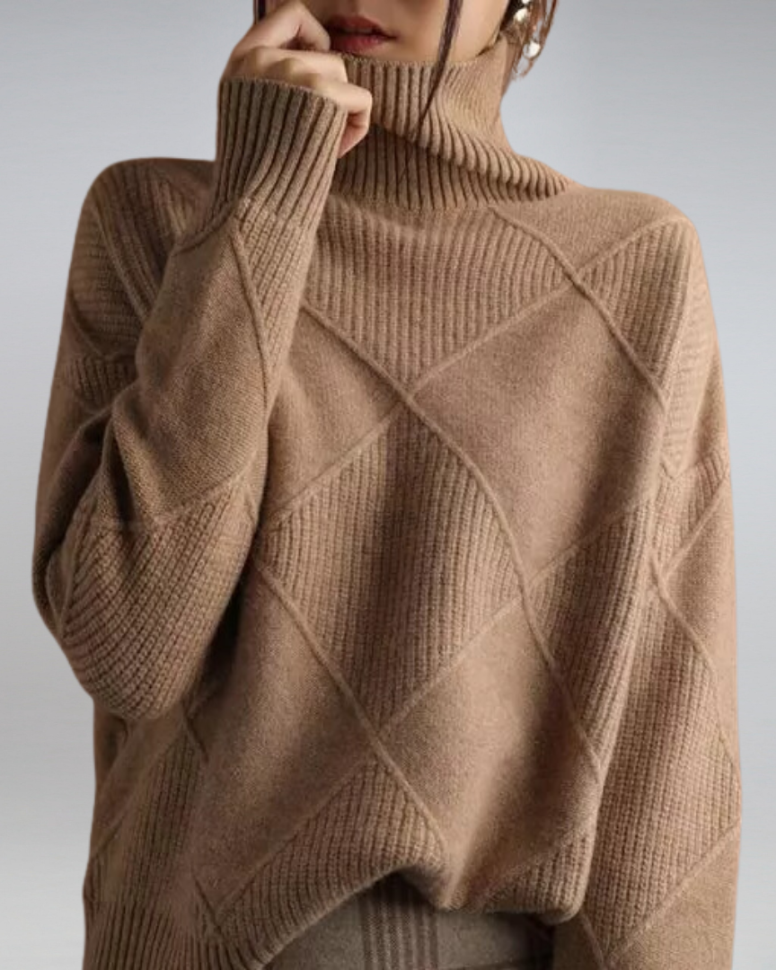 Odette | Pull à col roulé confortable