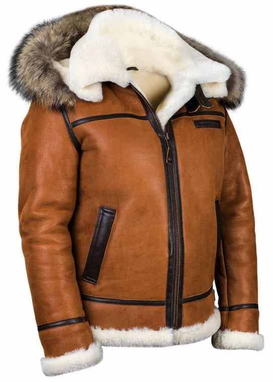 Bryan | Manteau D'Hiver en Cuir
