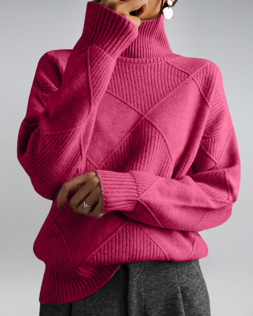 Odette | Pull à col roulé confortable