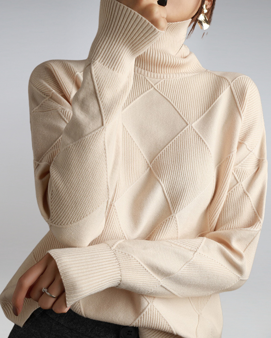 Odette | Pull à col roulé confortable
