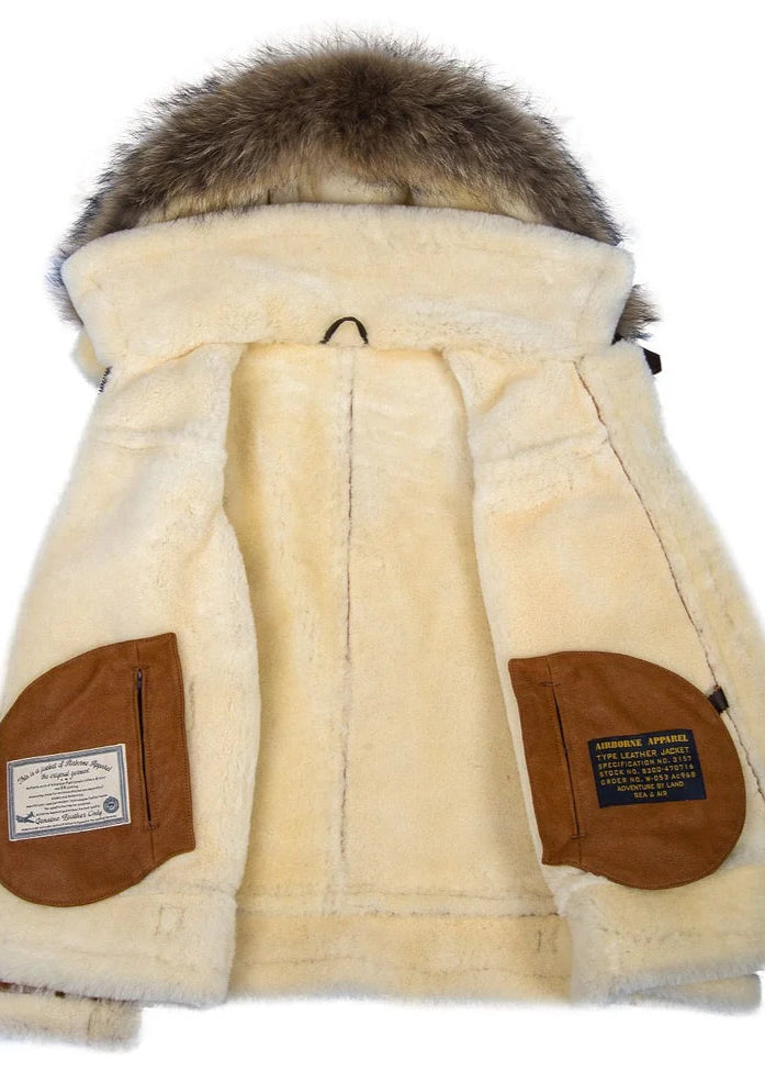 Bryan | Manteau D'Hiver en Cuir
