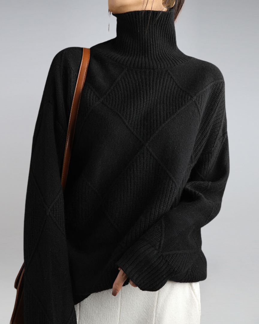Odette | Pull à col roulé confortable
