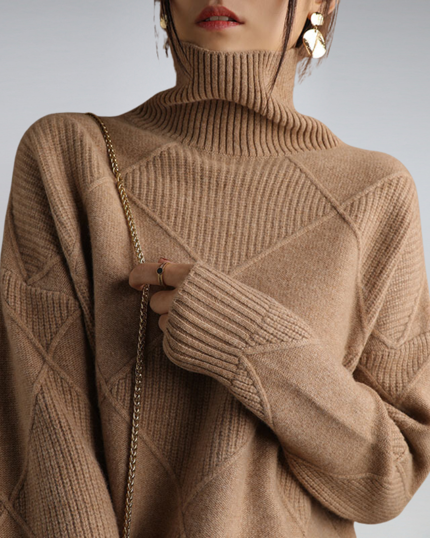 Odette | Pull à col roulé confortable