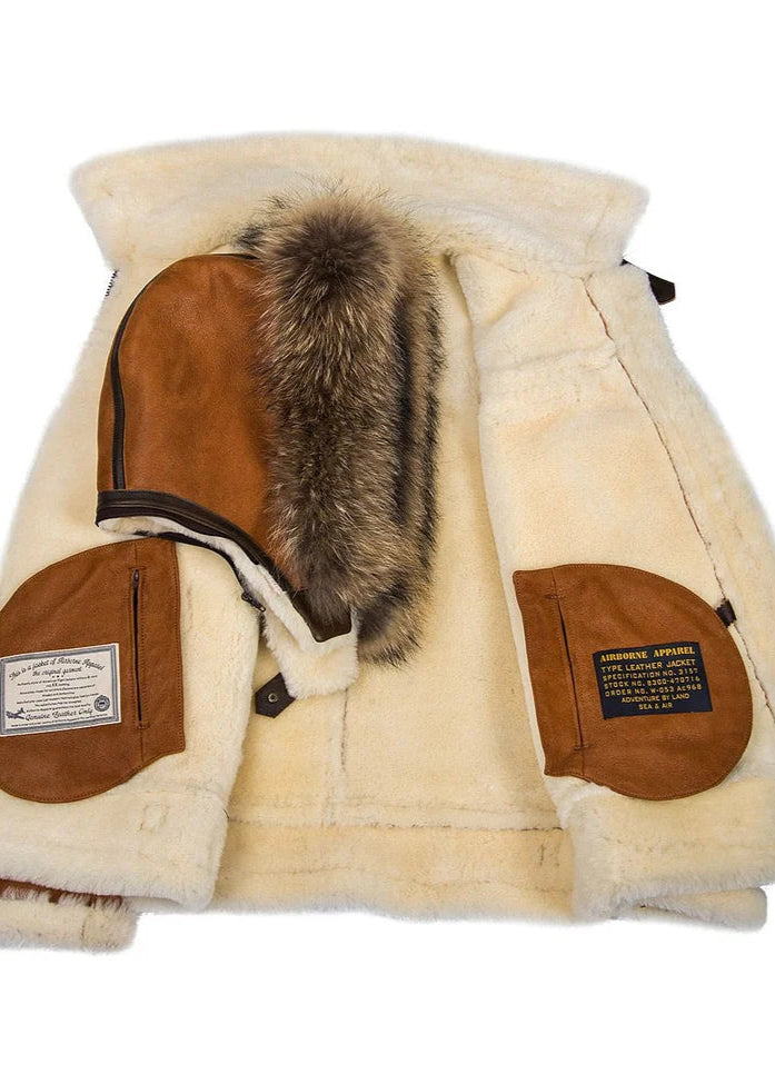 Bryan | Manteau D'Hiver en Cuir