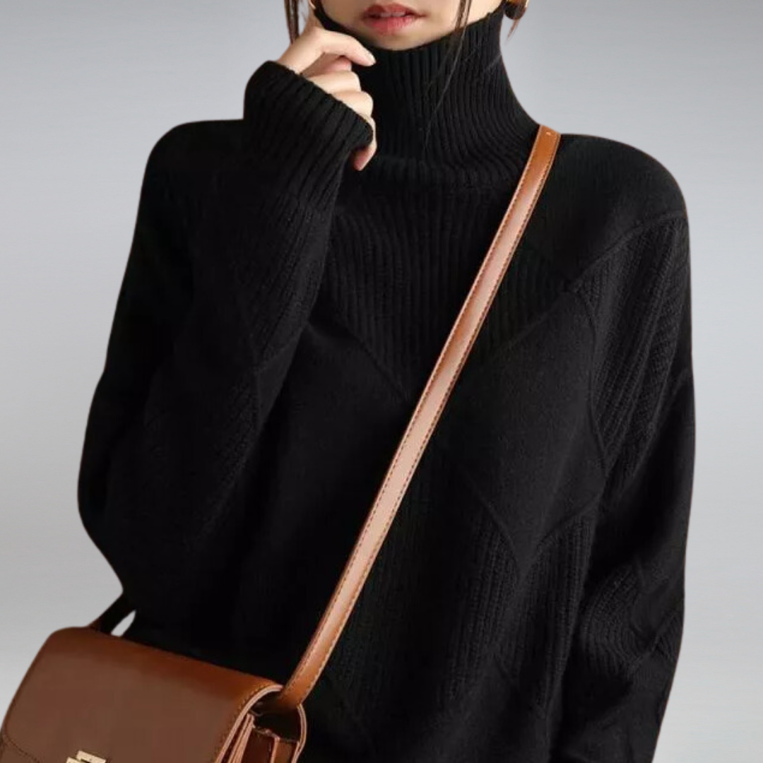 Odette | Pull à col roulé confortable