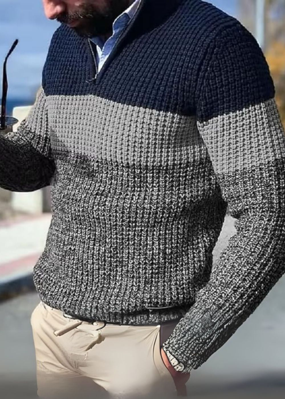 Davide | Pull homme décontracté
