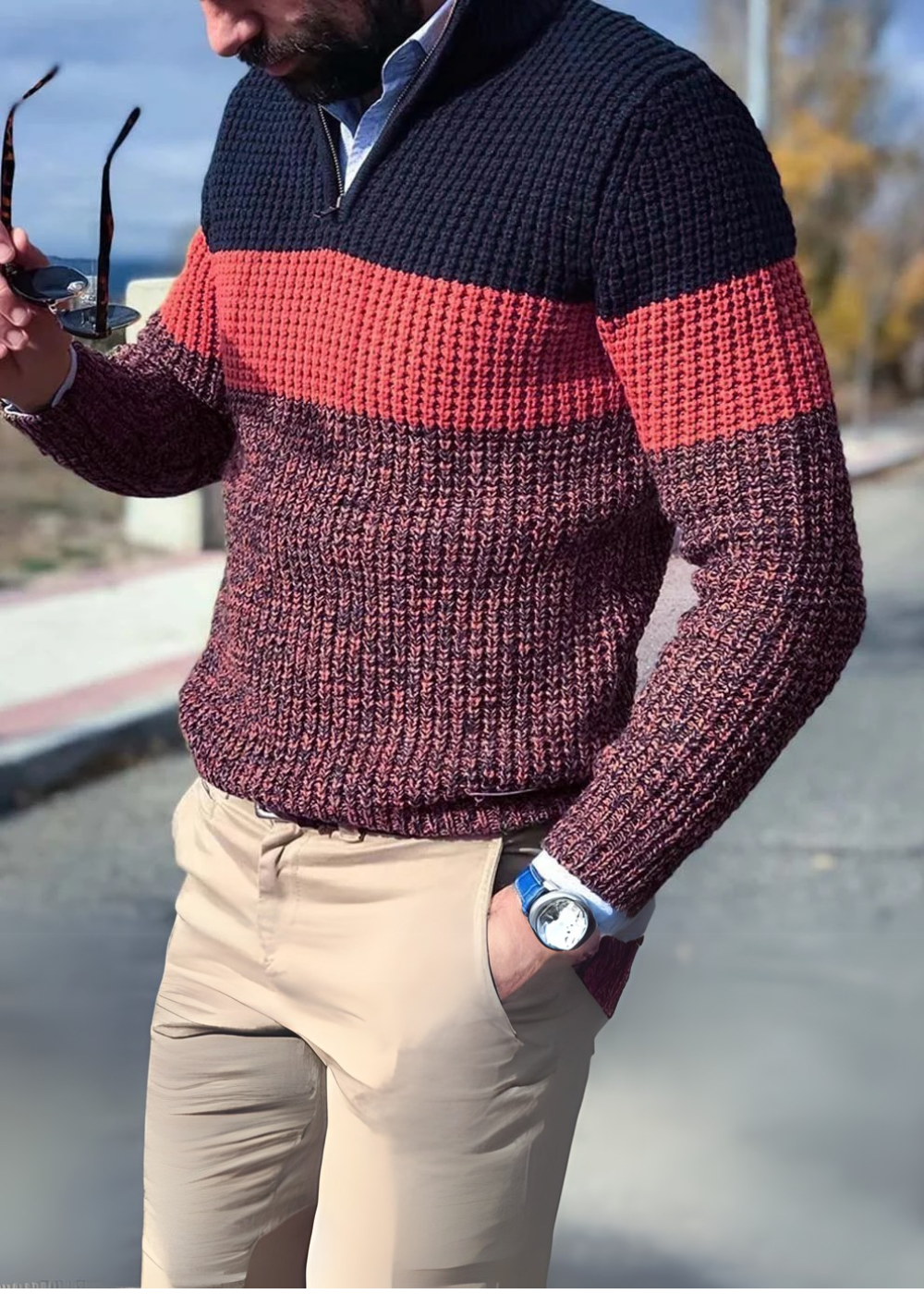 Davide | Pull homme décontracté