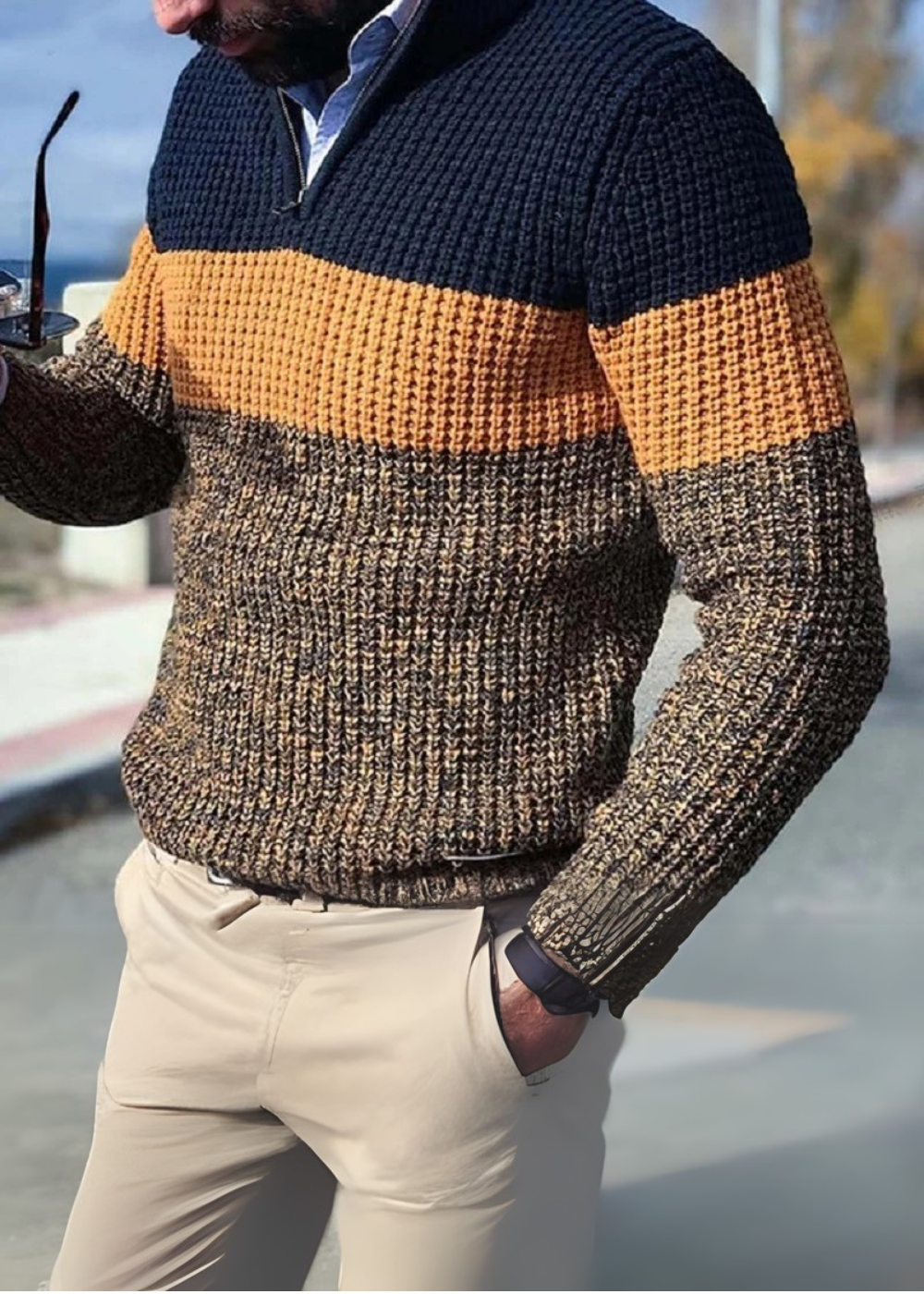 Davide | Pull homme décontracté